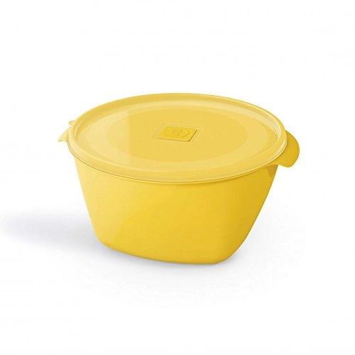 Pote Uz Plasticos Redondo Color 2lt Amarelo Ref.uz233 Am Un