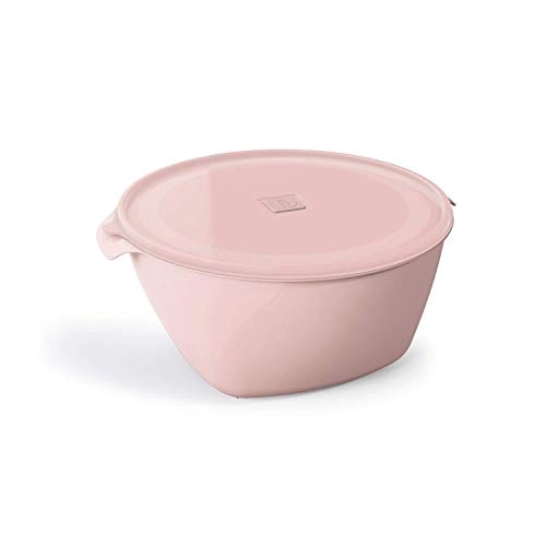 Pote Uz Plasticos Redondo Color 6lt C/tampa Rosa Ref.uz231 Rs Un