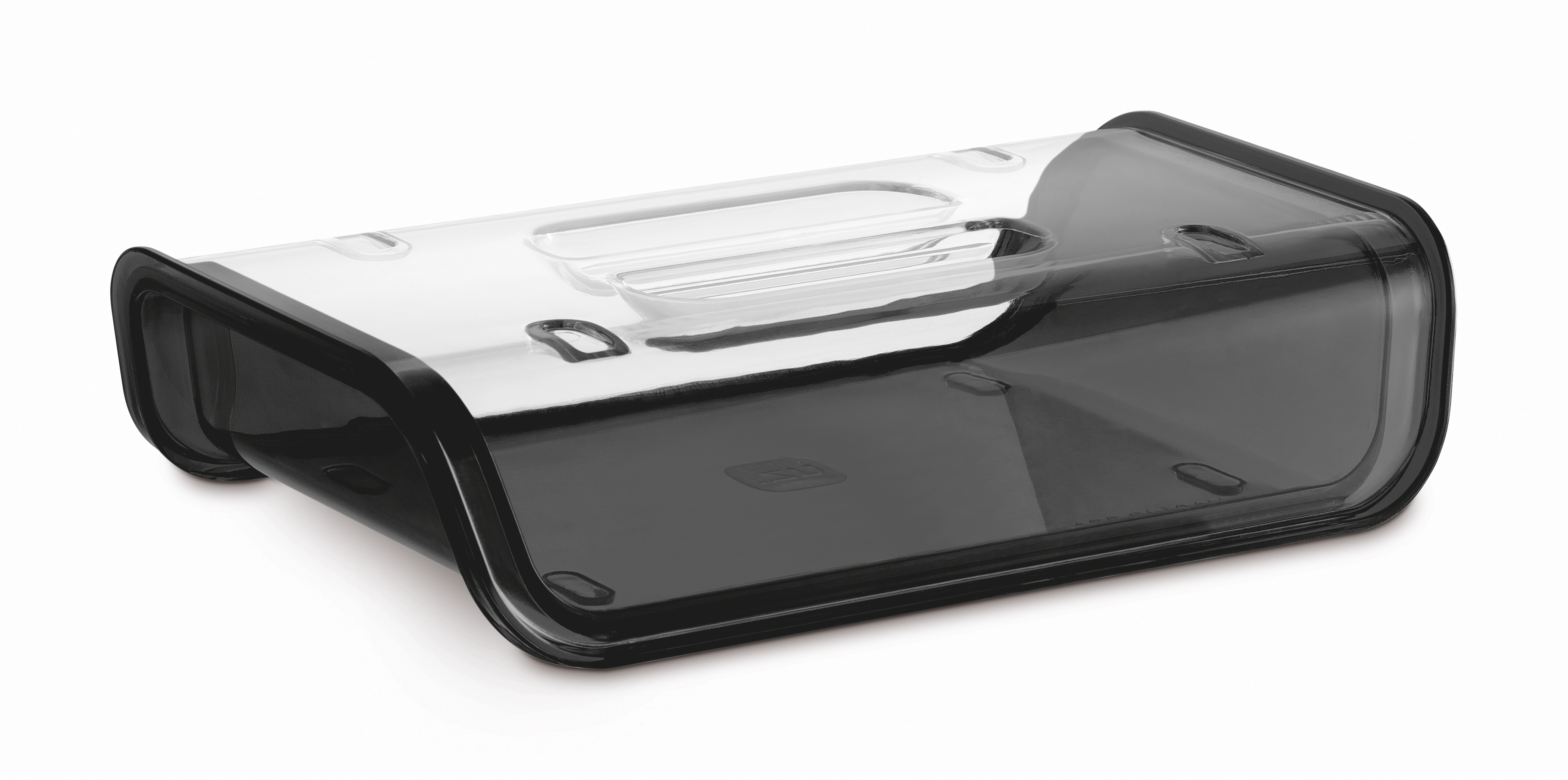 Porta Frios Plástico Tampa Transparente Pote Queijo Presunto Uz Preto