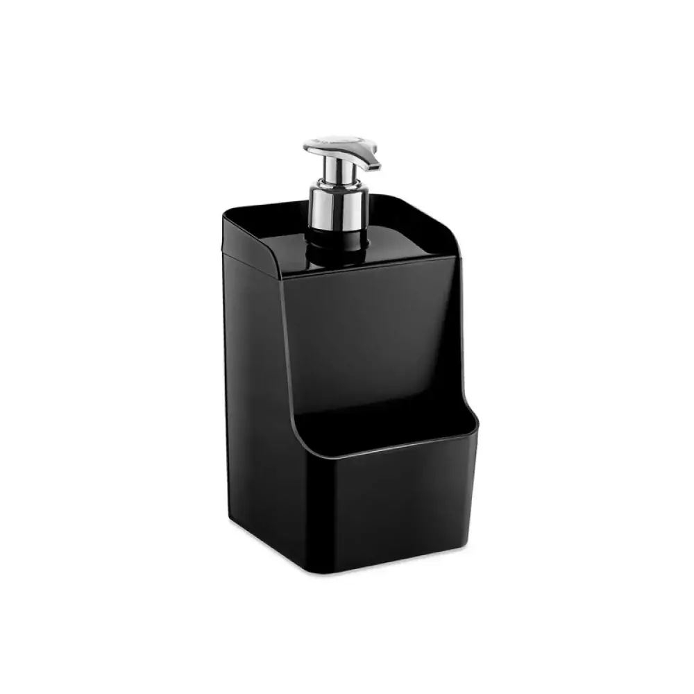 Porta Detergente Slim 500ml Preto