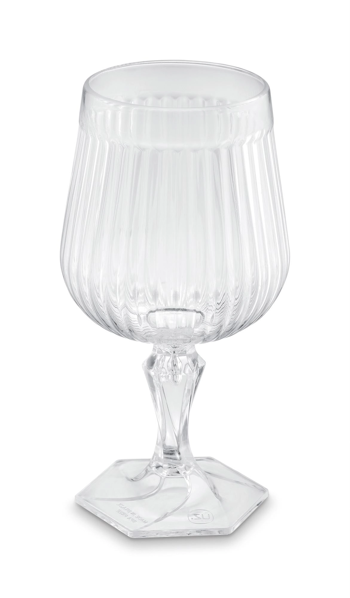 Taça Para Água Vinho Suco 350ml Plástico UZ Axé Transparente Bebidas