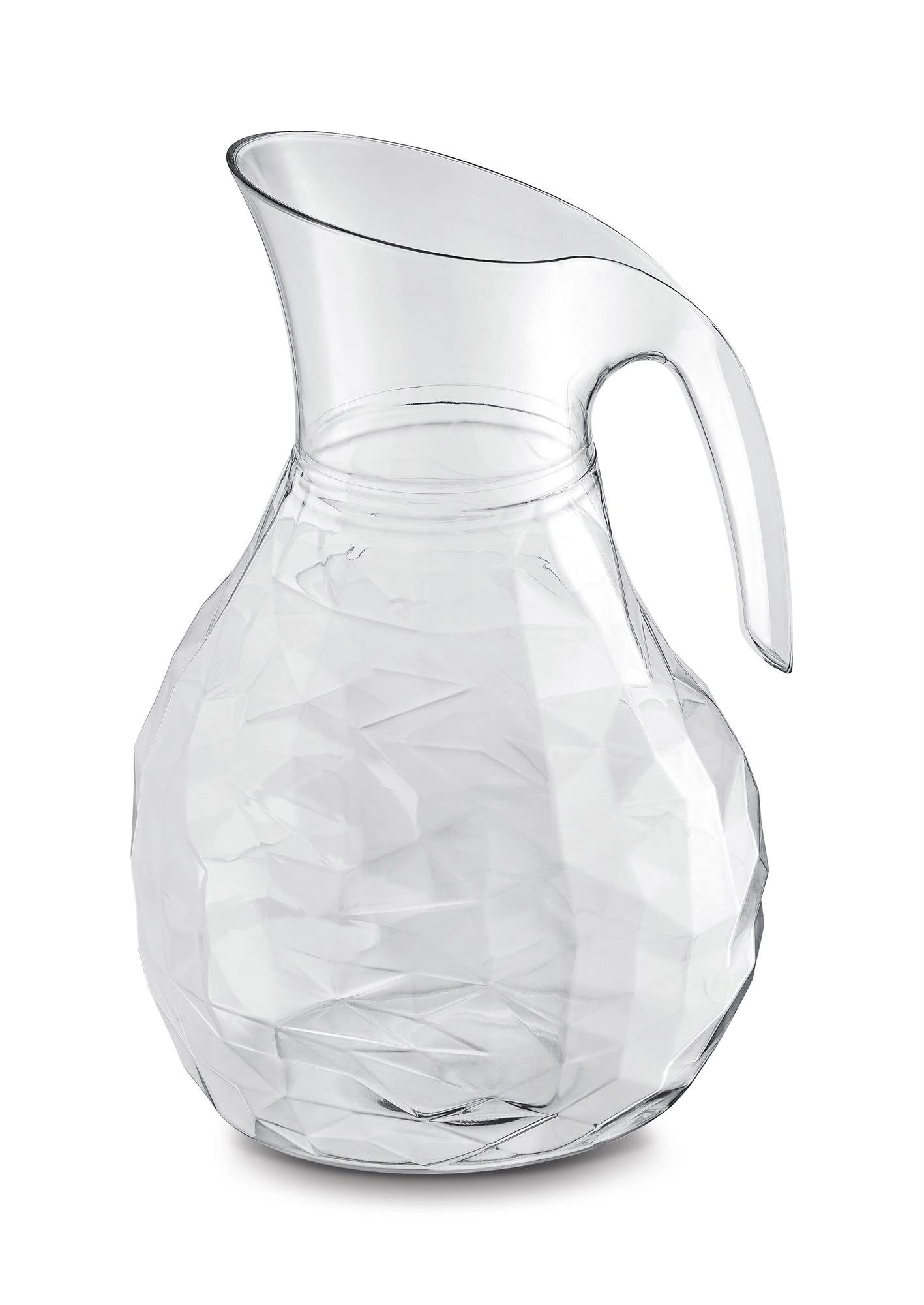 Jarro De Plástico Com Alça 2,3L Jarra Tango Para Água E Suco Transparente Translúcido UZ