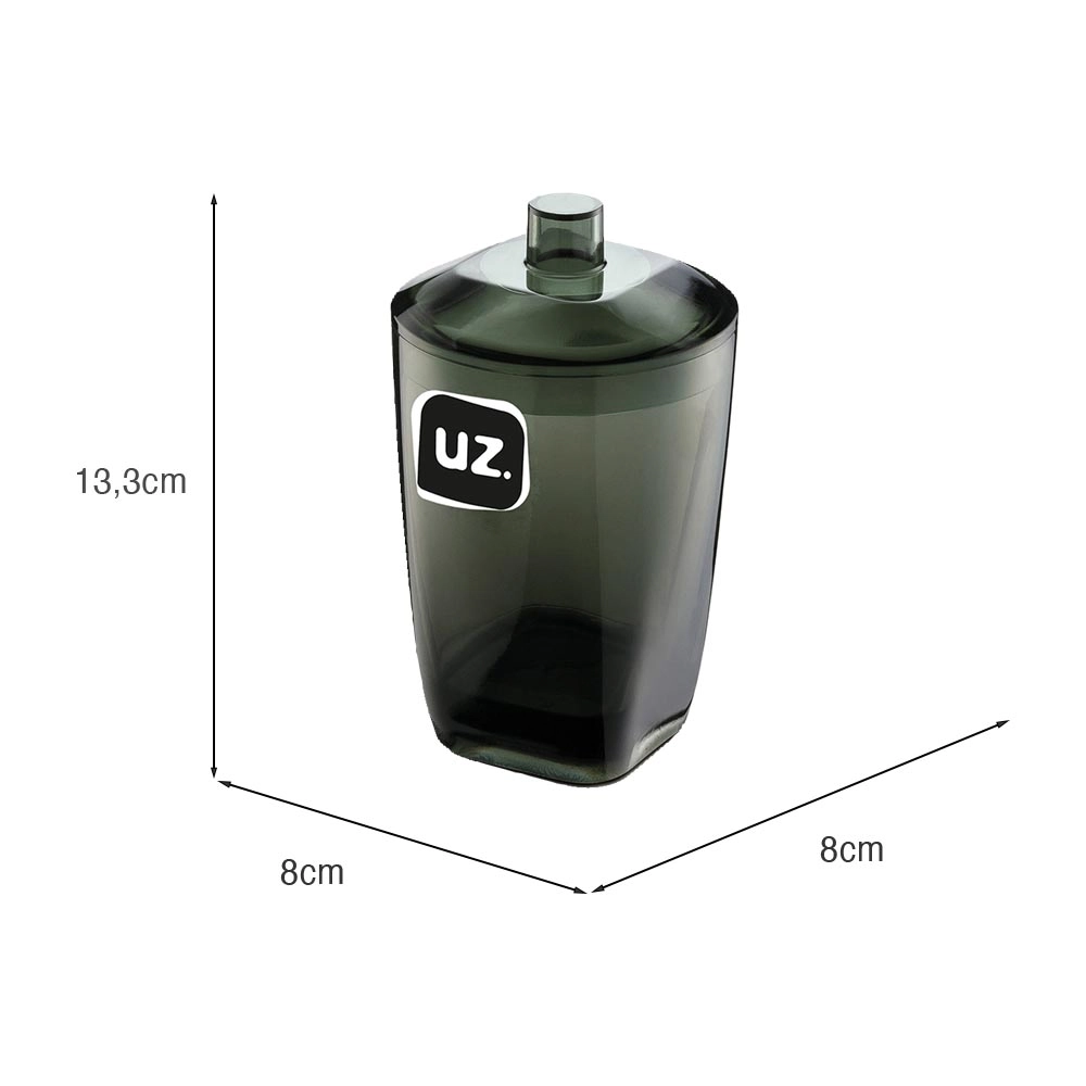 Porta Algodao Uz Premium Preto