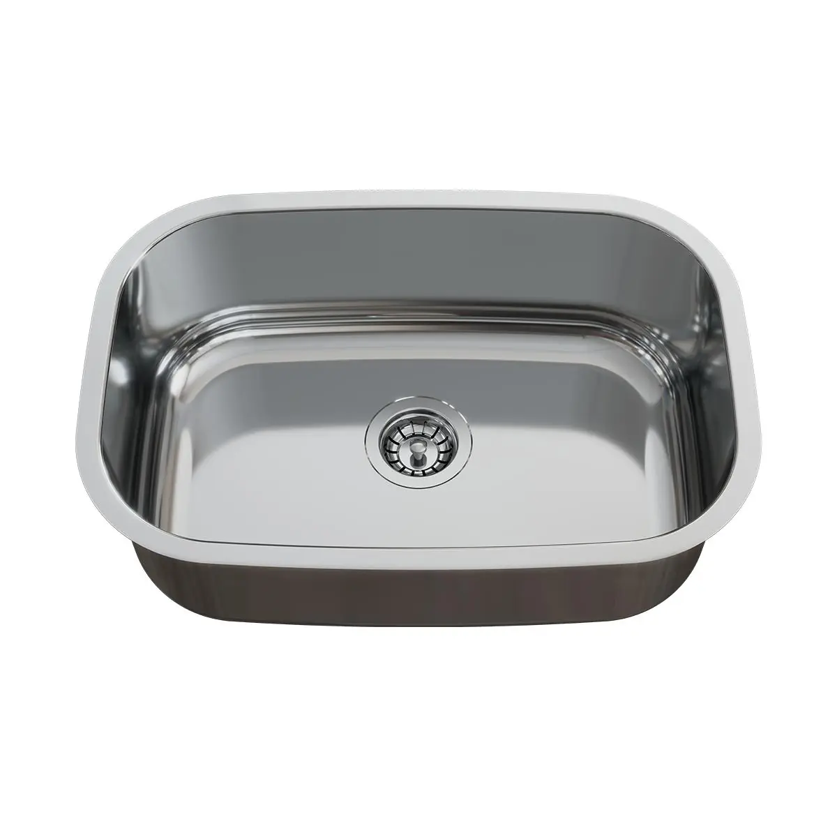 Cuba De Cozinha Inox N1 49x33x17 Alto Brilho Ghelplus