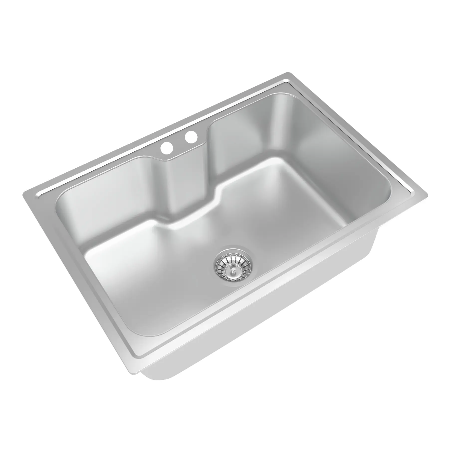 Cuba para Cozinha Gourmet Sobrepor Inox 304 Fosco 66x45x21,3cm 1mm 4.1/2" com Cesto Aramado Funzionale Debacco