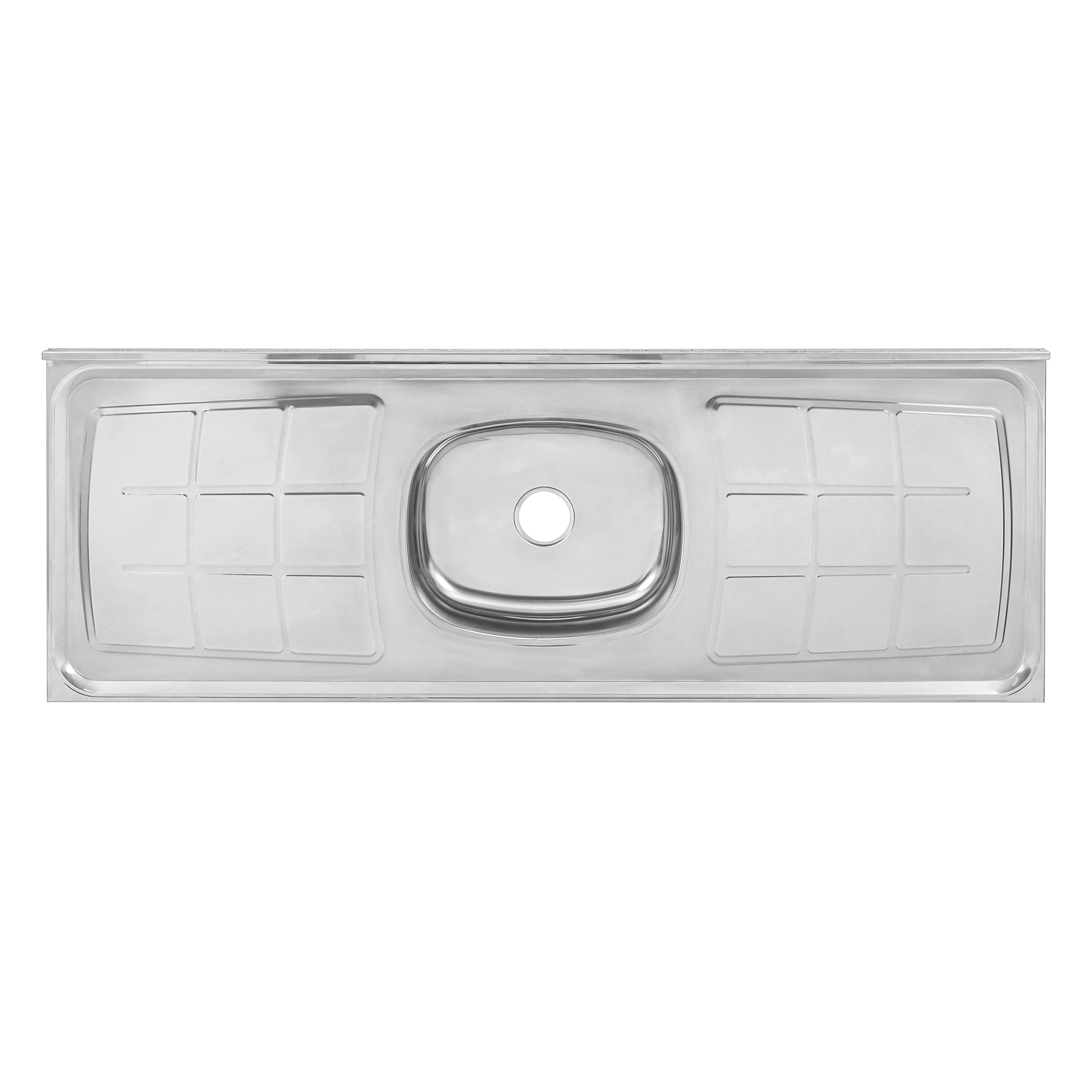 Pia de Cozinha Aço Inox Cinza 150cm Bali Ghel Plus