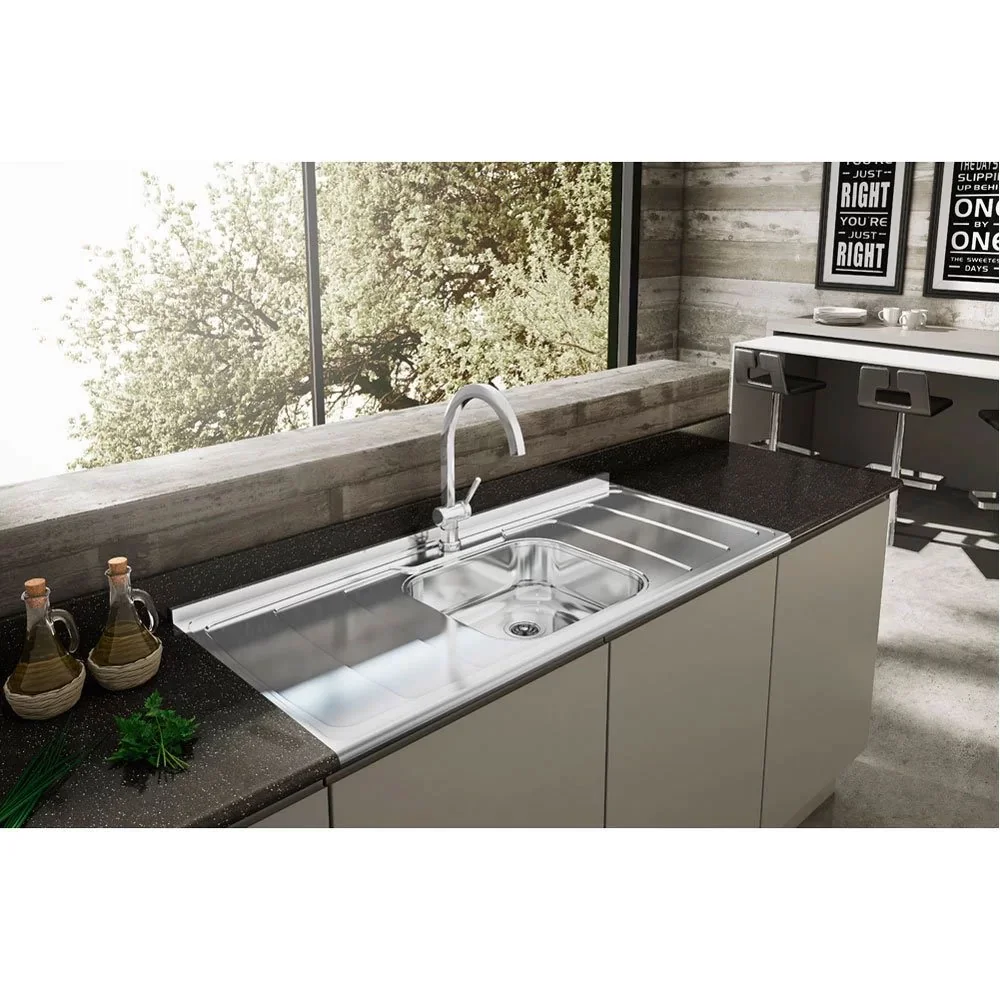 Pia De Cozinha 120 Cm De Inox Ghel Plus Dubai - 35230