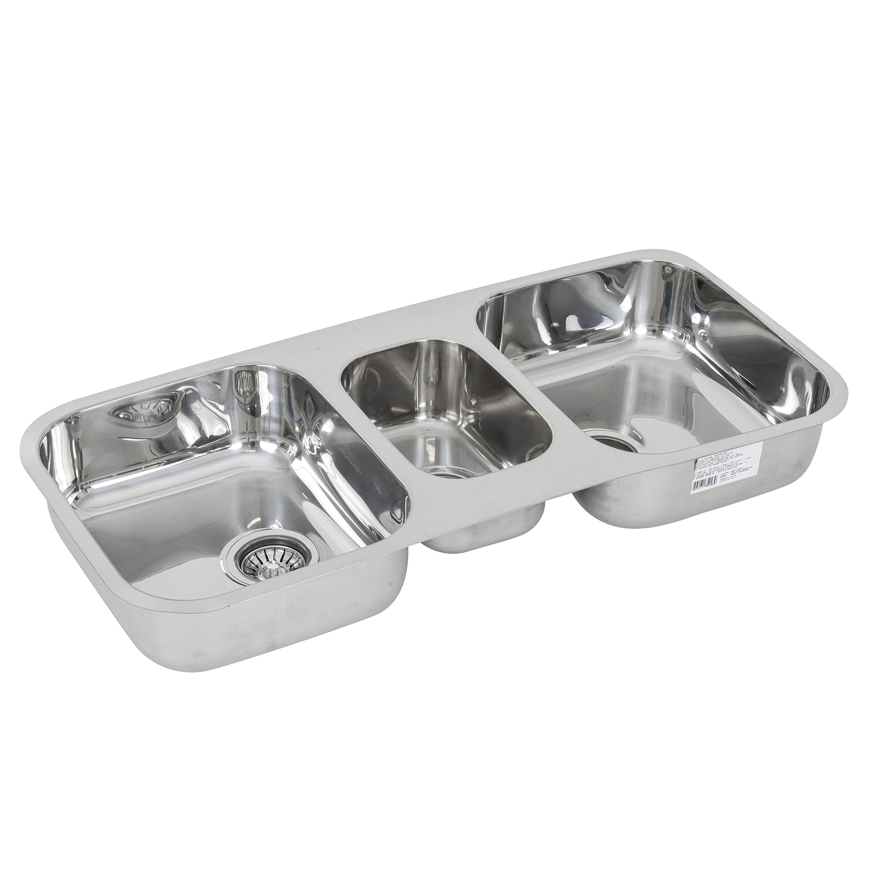 Cuba Aco 304 Tripla 100x45x15 Brilho