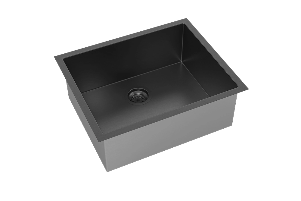 Cuba para Cozinha Simples Embutir Aço Inox Fosco Nano Black Retangular 55x45x20cm 1mm 4.1/2" Primaccore 500 PDV Debacco