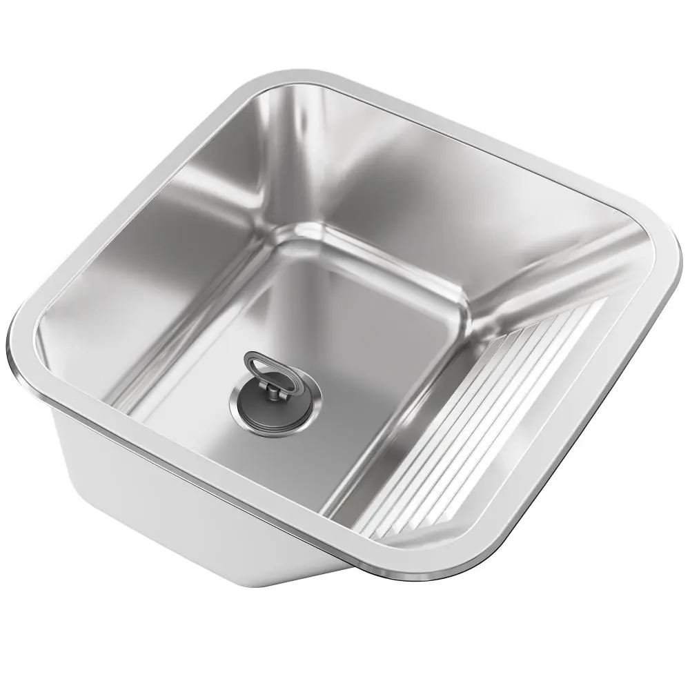 Tanque Inox De Embutir 25l Ghelplus 450x450mm Acetinado