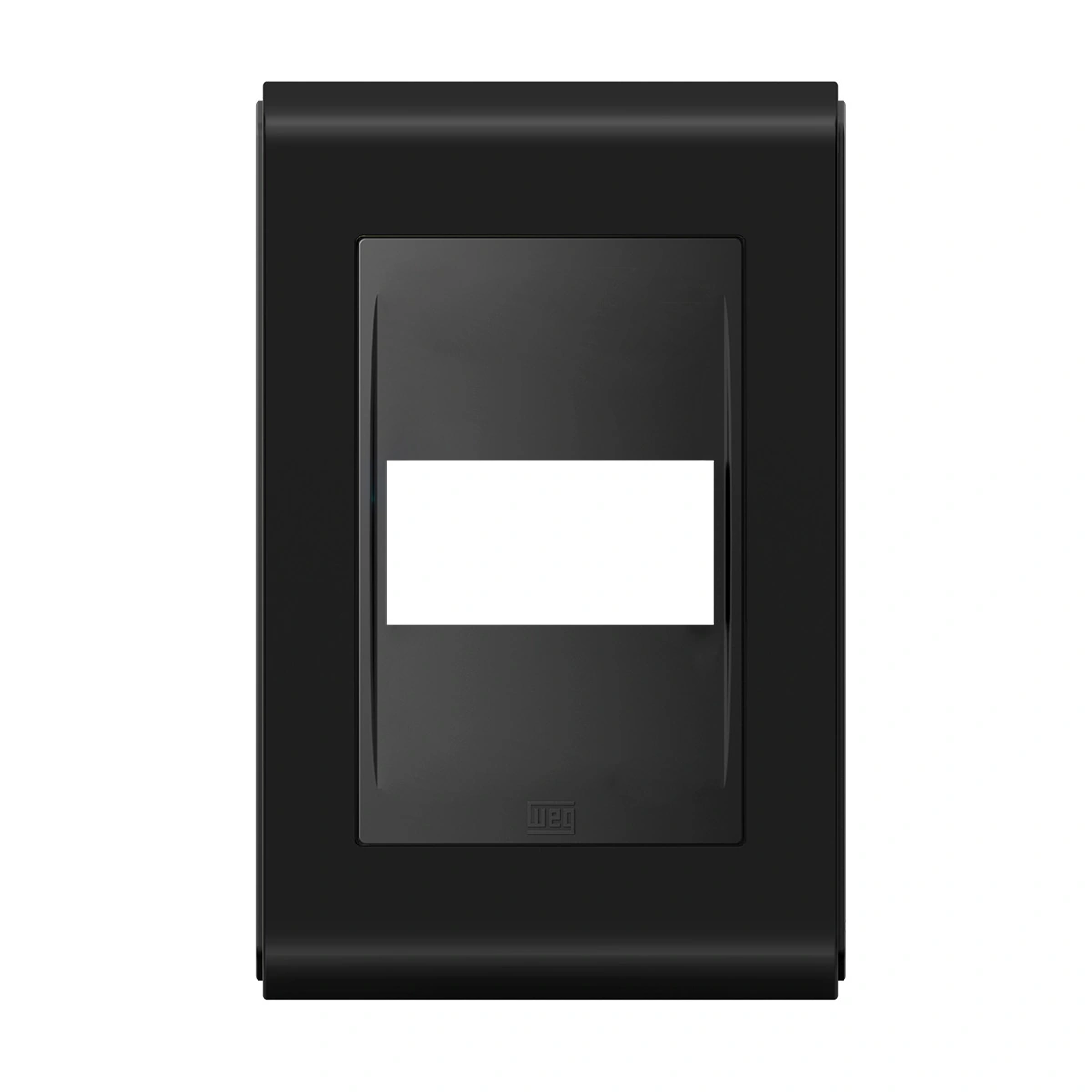 Placa 4x2", Refinatto Style 1 Posição Preto / Preto