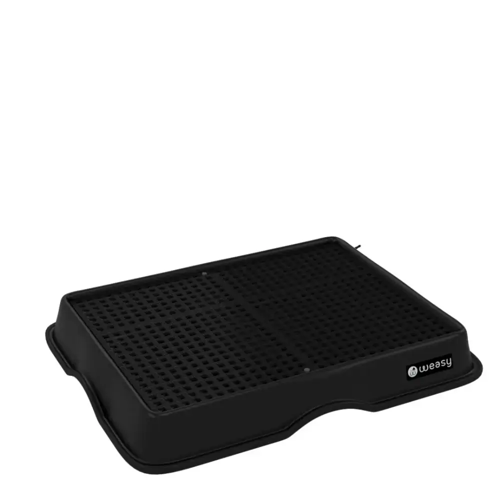 Banheiro Inteligente Com Entrada De água E Bandeja Para Cachorro Pequeno Preto Pppa Weasy