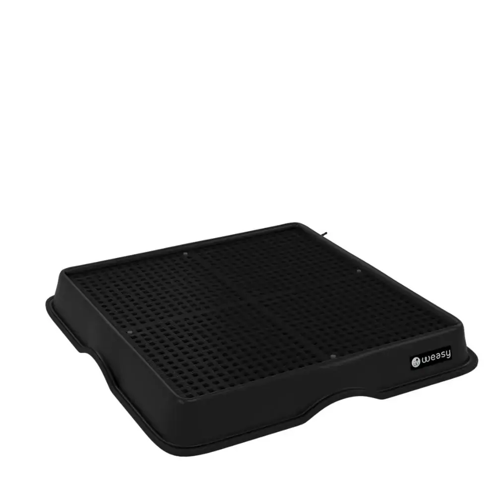 Banheiro Inteligente Com Entrada De água E Bandeja Para Cachorro Médio Preto Ppma Weasy