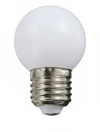 Lâmpada Led Bolinha G45 E27 1w 110v Branco Quente
