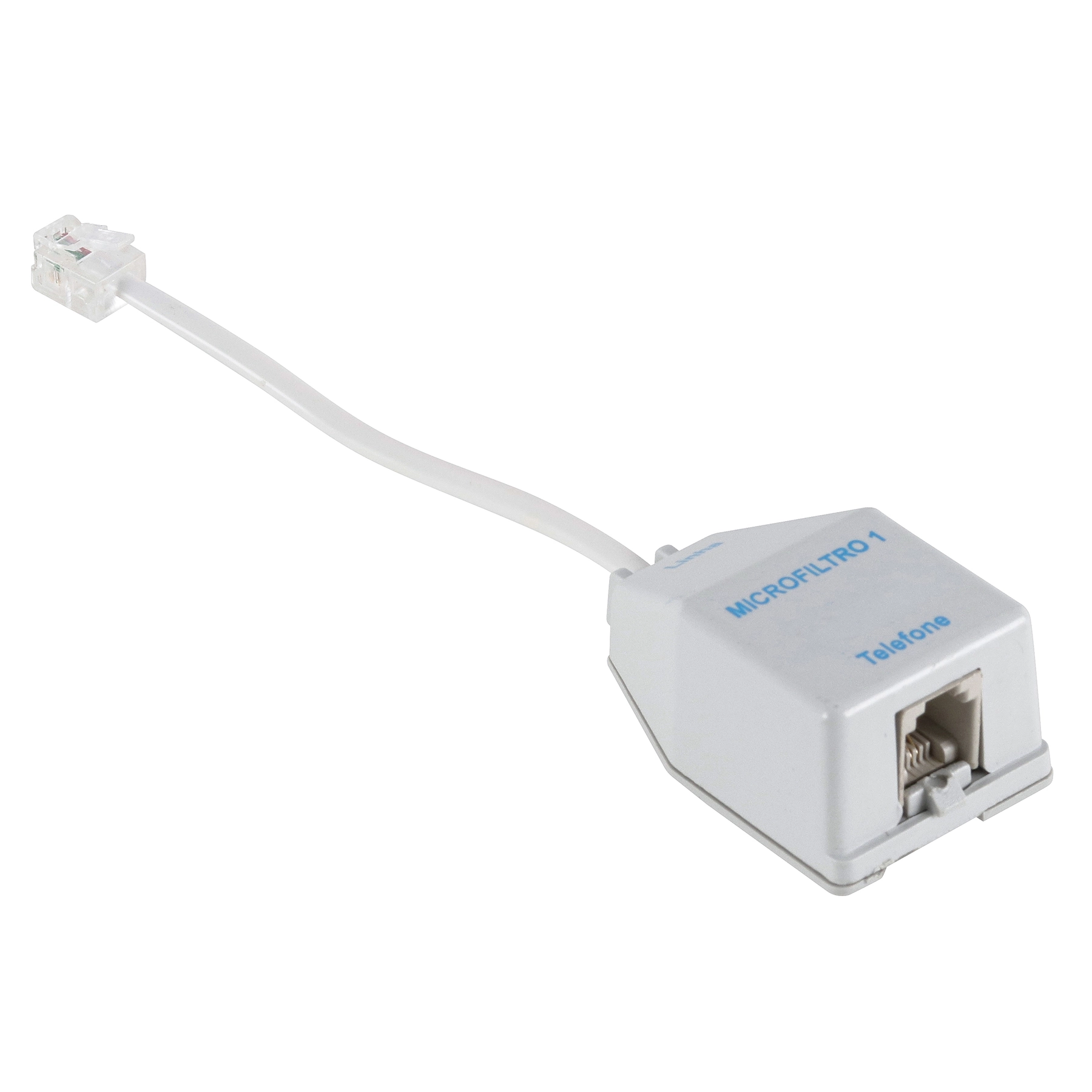 Micro Filtro ADSL/VDSL 1 Seção extensão Voz BPS