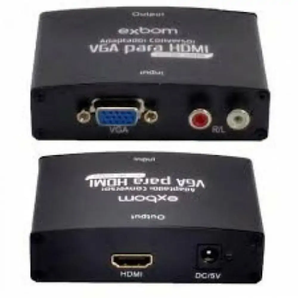 Conversor Vga F 2 Rca F X Hdmi F