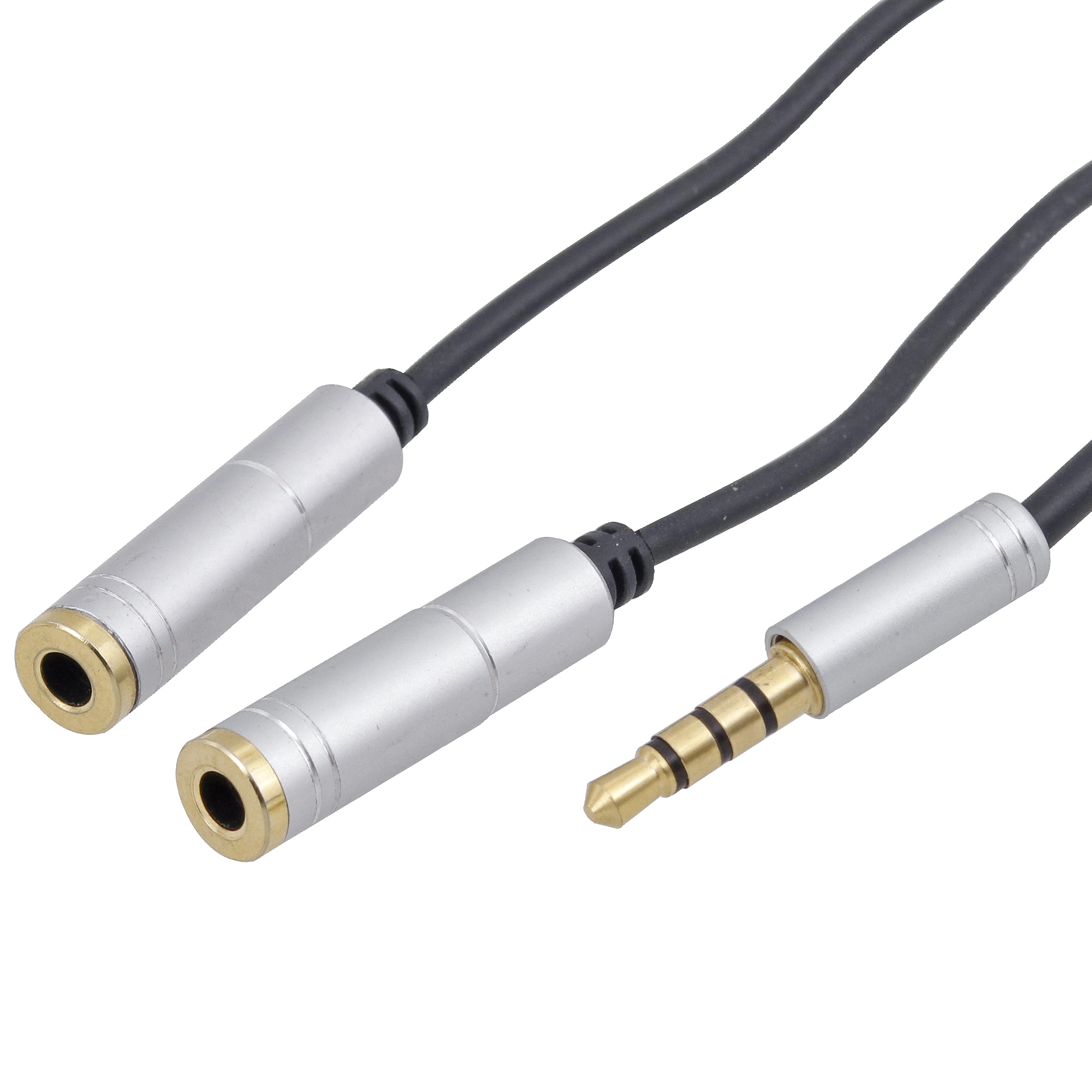 Cabo P2 ST 4C X Fone Microfone Preto Tblack