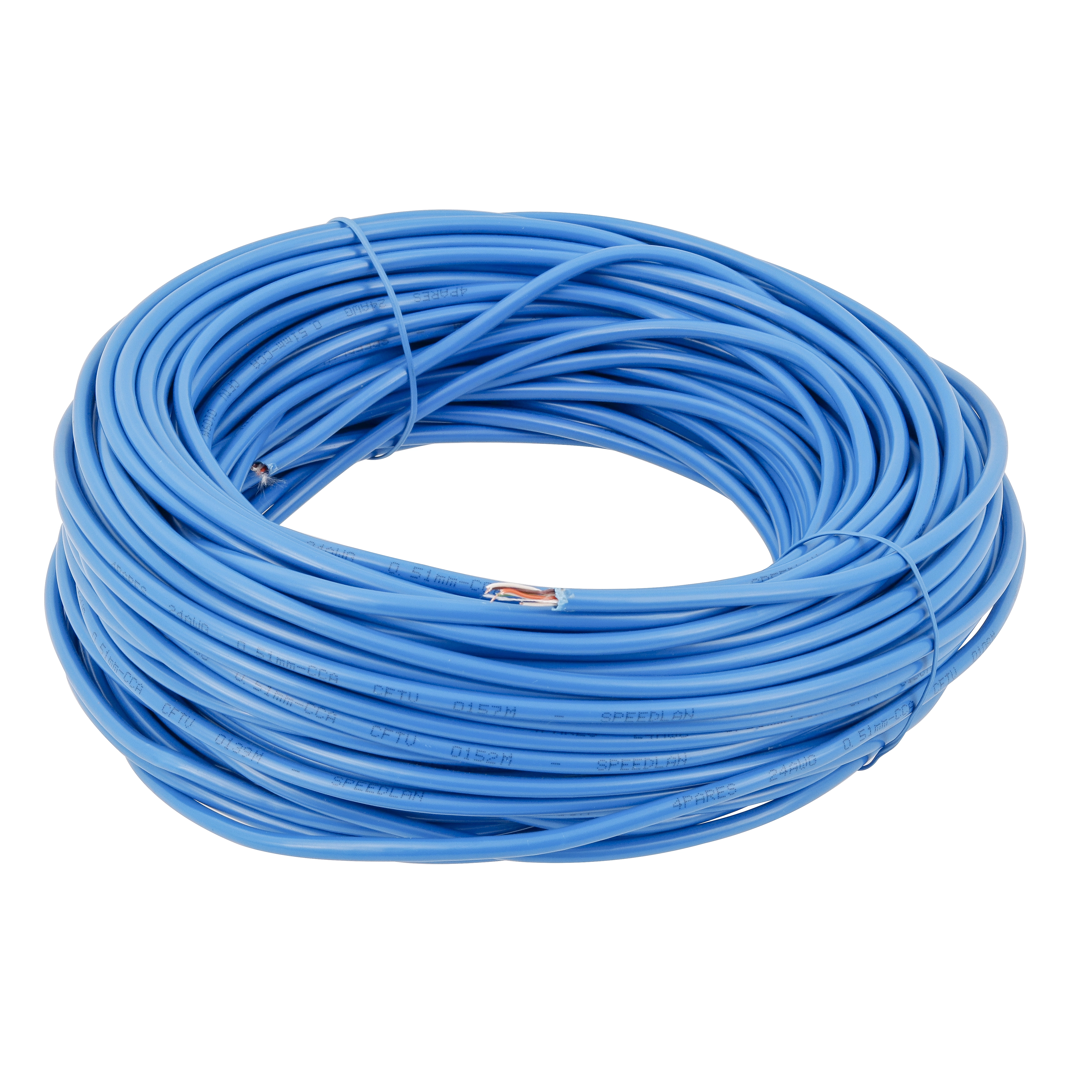 Cabo para CFTV 50 Metros Azul Speedlan