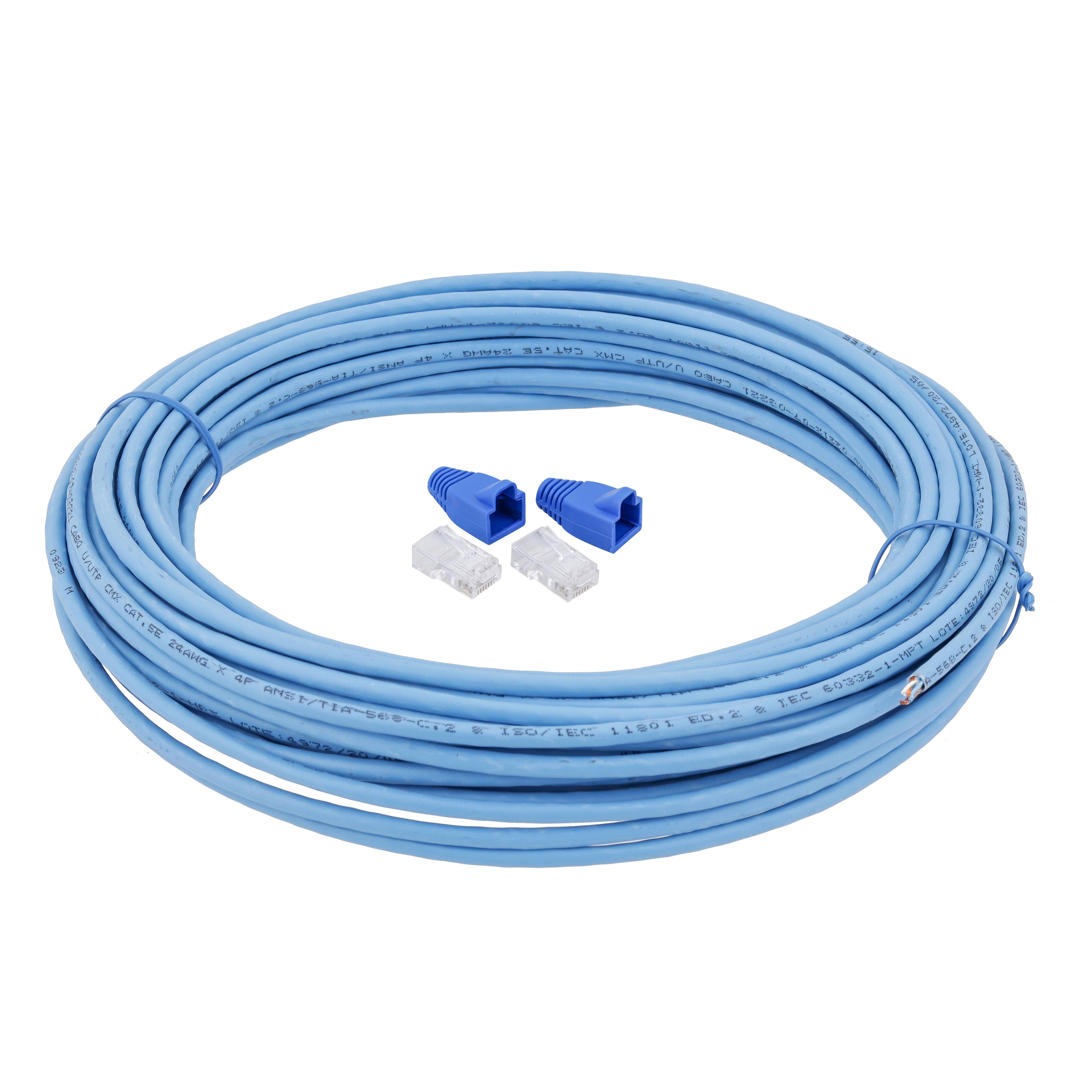 Kit Cabo de Rede CAT.5E 25 metros Azul