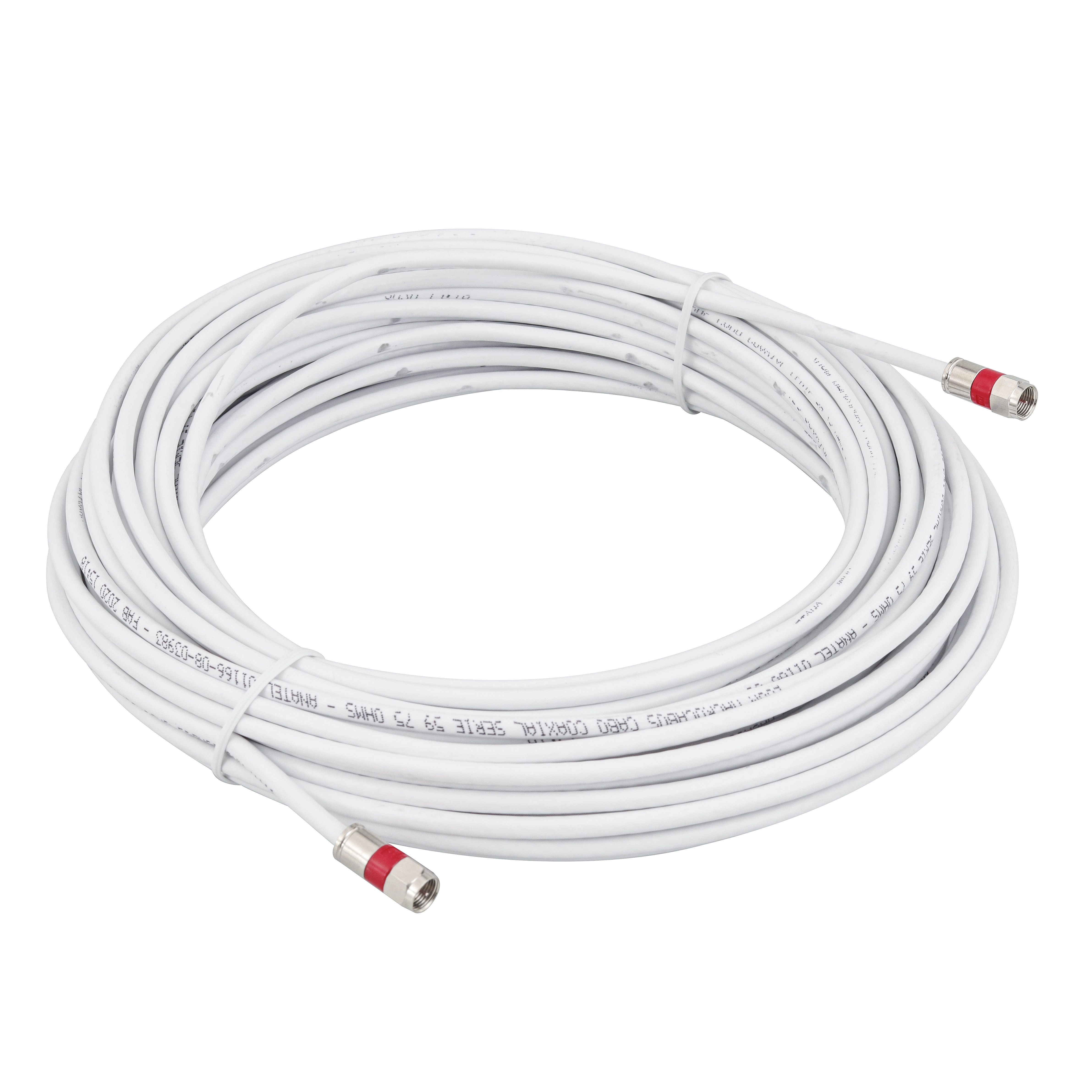 Cabo Coaxial RGC 59/47 Concetorizado 25metros Branco