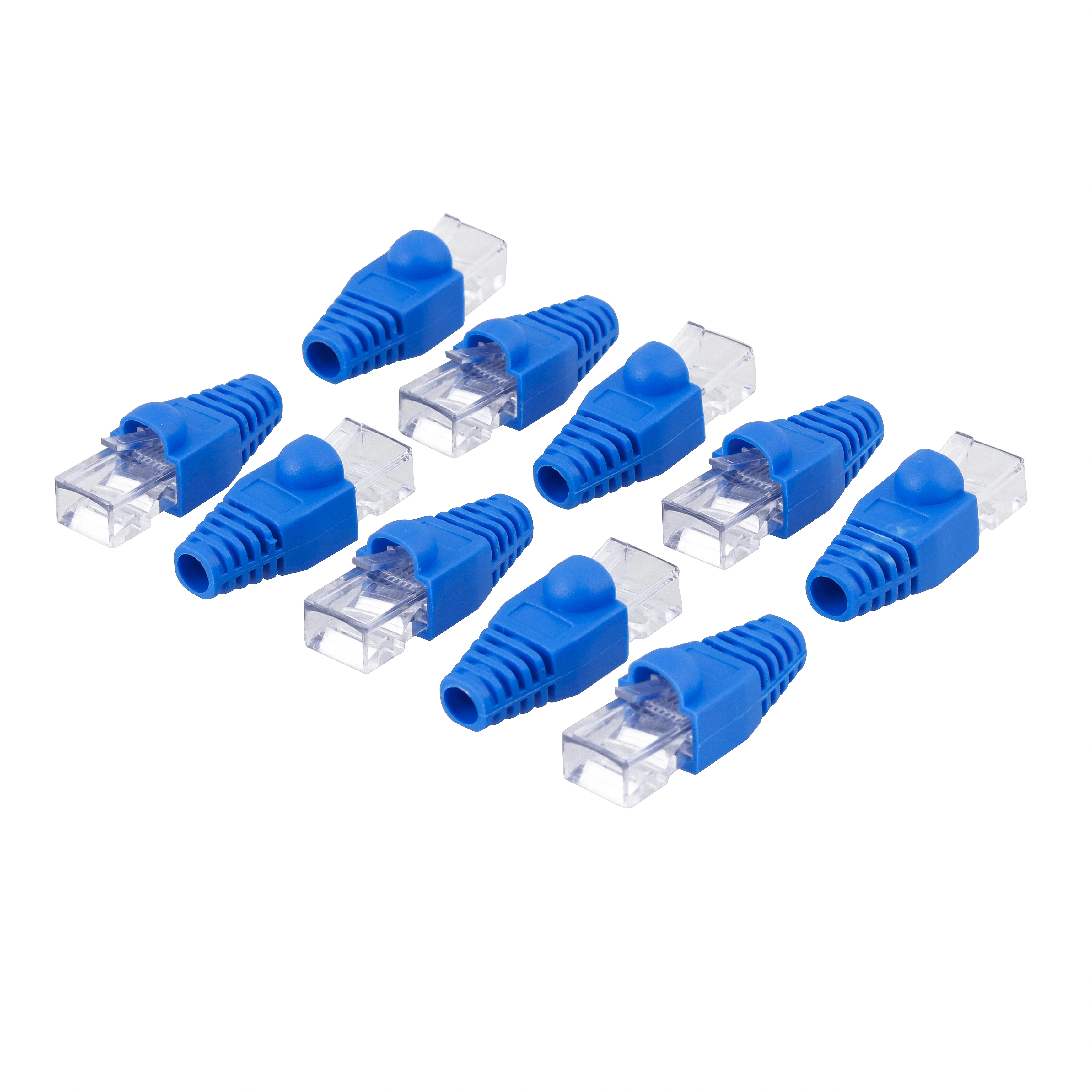 Kit Conector RJ45 Azul 20 Unidades