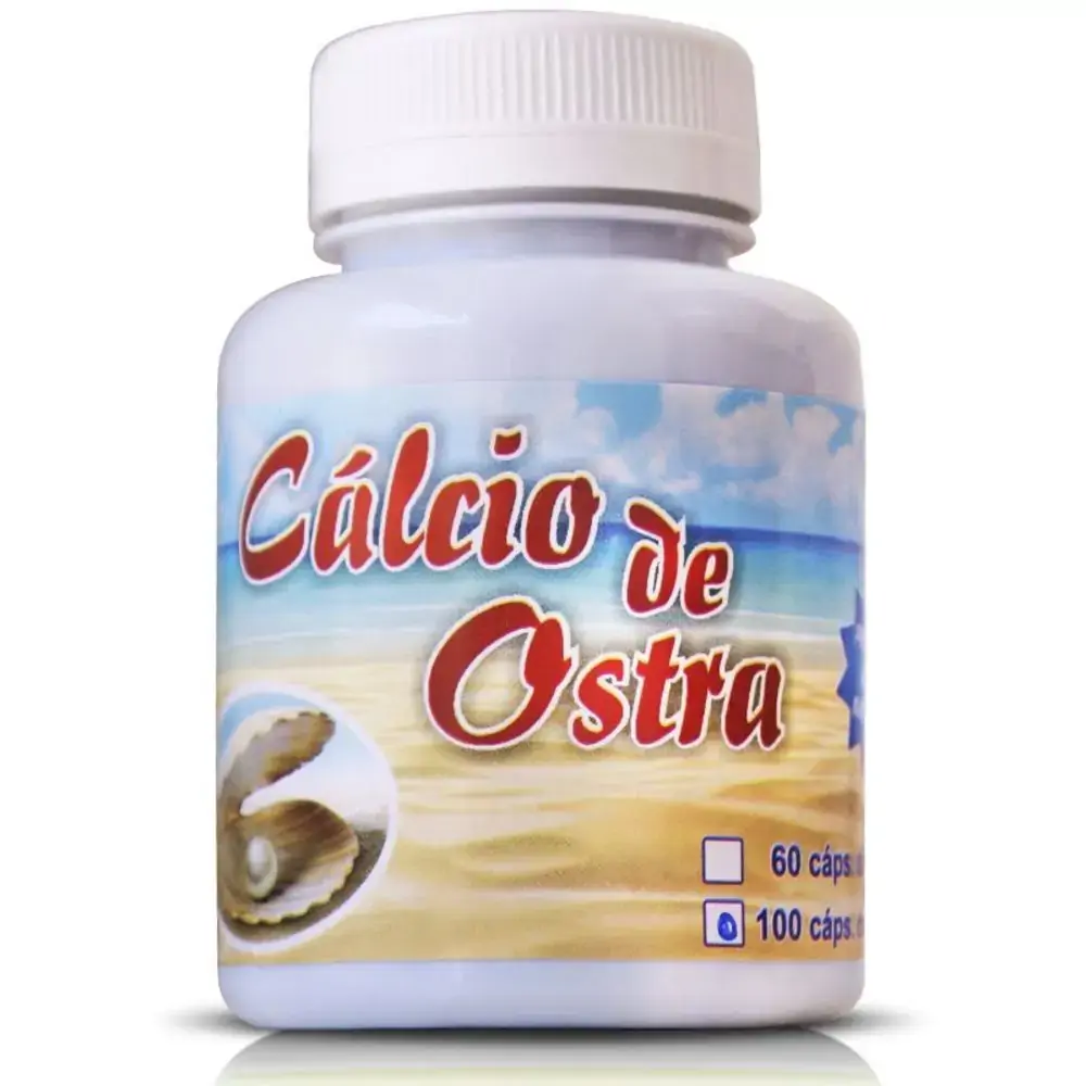 Ervas Brasillis Calcio De Ostra 500mg 100cps .
