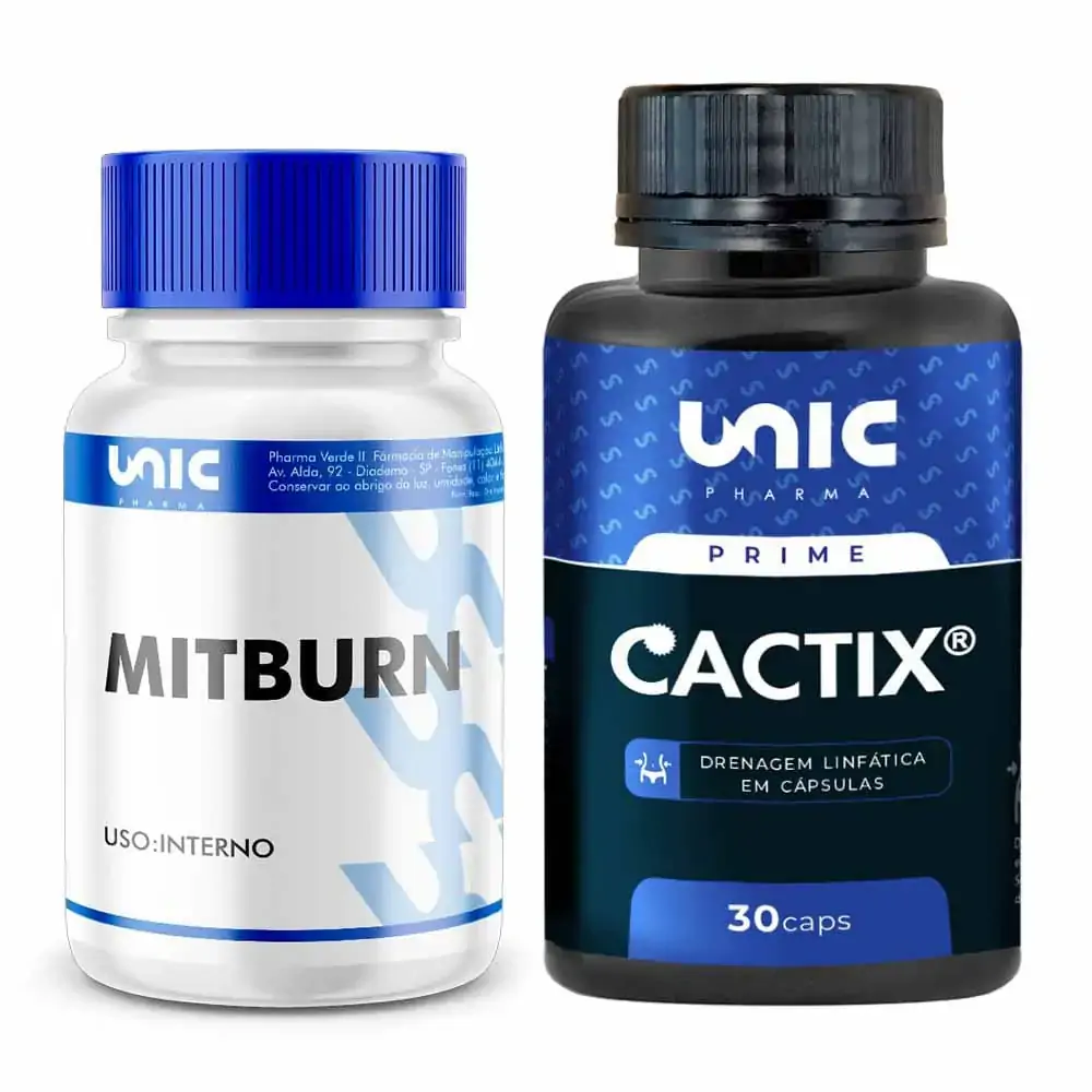 Mitburn 50Mg + Cactix 500Mg - 30 (Cápsulas Cada)