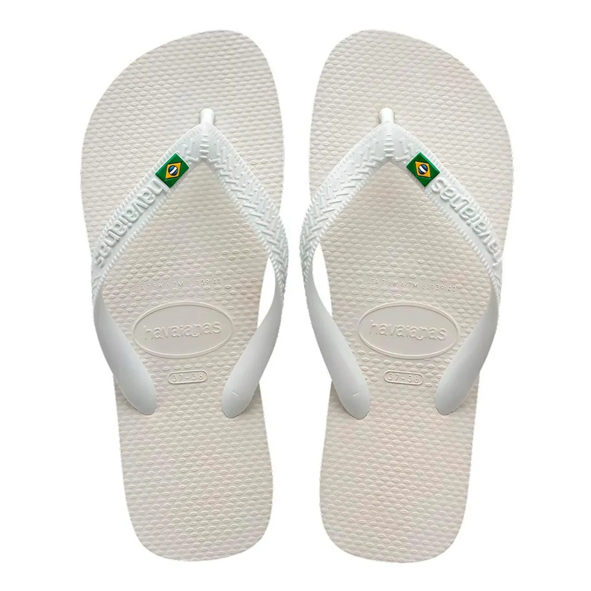Chinelo Branco Brasil Havaianas N° 41/42