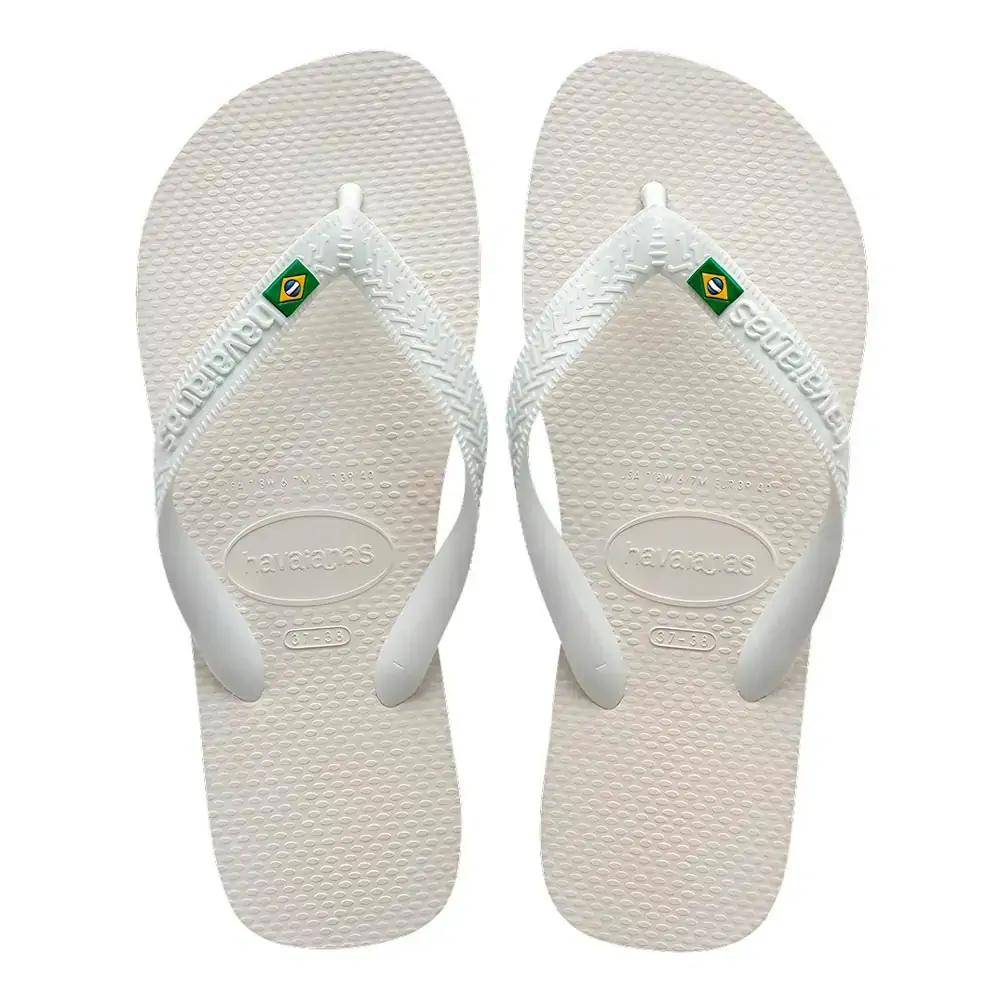 Chinelo Branco Brasil Havaianas N° 43/44