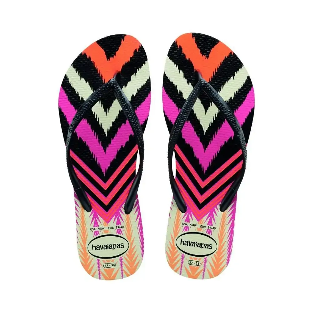 Sand.havaianas Slim Tribal Bco/pto 128
