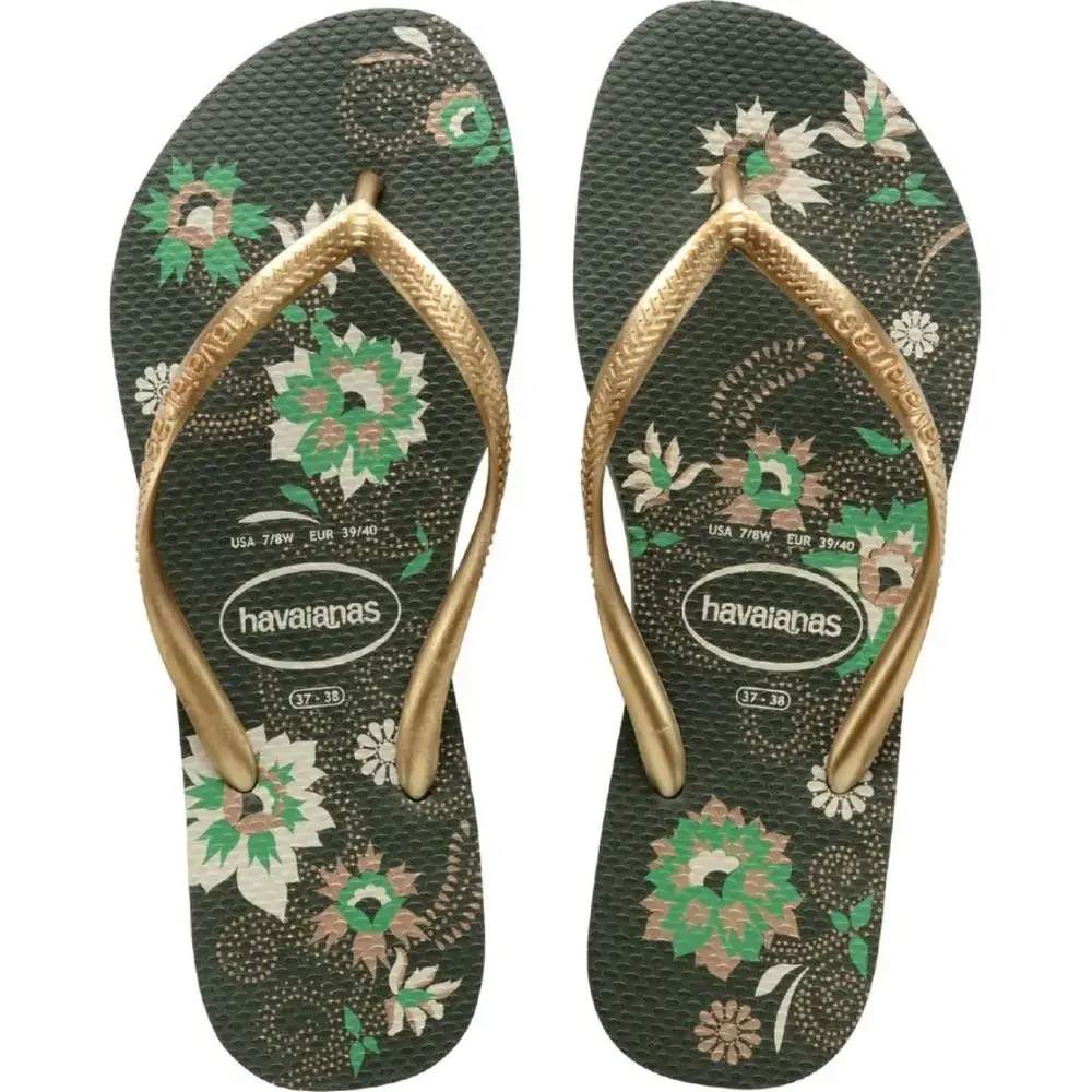 Sand.havaianas Slim Organic Verde Oliva 33/34