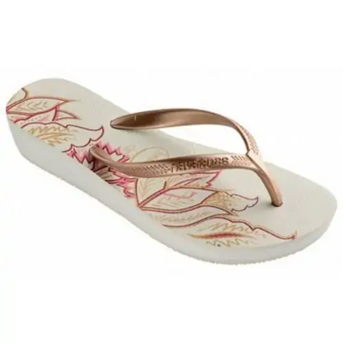 Sandalia Havaianas High Light Ii Bco/gd Rose