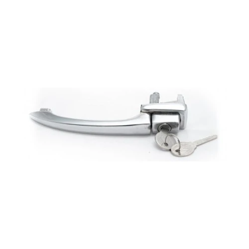 Maçaneta Externa VOLKSWAGEN FUSCA/KARMANN GHIA Cromada com Chave - UNIVERSAL AUTOMOTIVE 20113