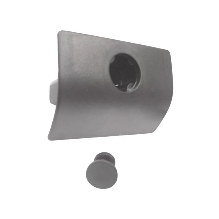 Fecho do Porta Luvas com Furo Cilindro Cinza - UNIVERSAL AUTOMOTIVE 21460