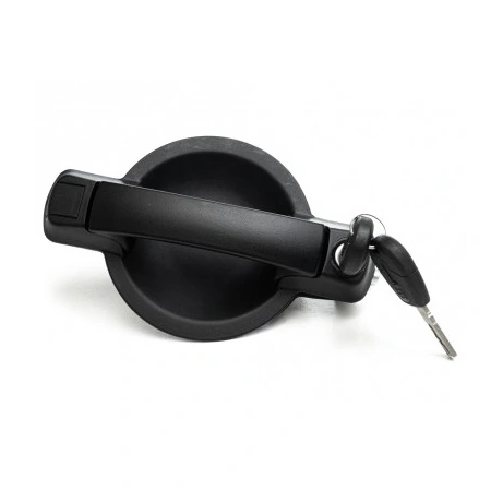 Maçaneta Externa da Porta Lateral FIAT DOBLO Lado Esquerdo Preta com Chave - UNIVERSAL AUTOMOTIVE 70883