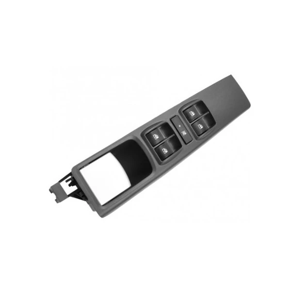 Botão do Vidro Elétrico Dianteiro FIAT IDEA Lado Esquerdo Quadruplo sem Regulagem de Retrovisor - UNIVERSAL AUTOMOTIVE 90687