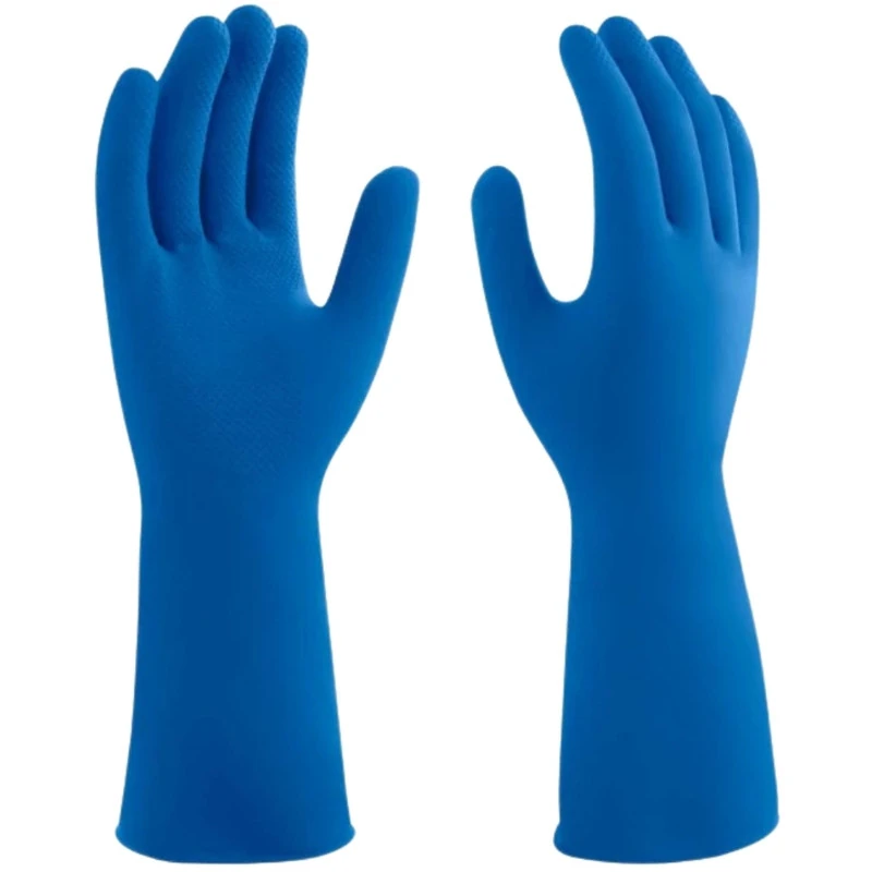 Luva Proteção Látex Limpeza Azul Pro S 137 Mucambo Multiuso Ca 4429 T8
