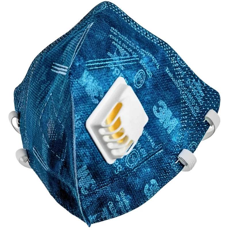 Respirador N95 Pff2 Com Válvula Alta Filtragem Azul 9822 3m Ca 41515