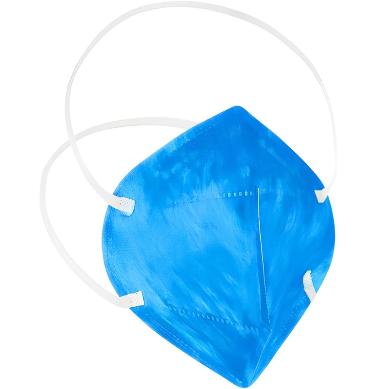 Respirador Pff2 Sem Válvula Alta Filtragem Azul Deltaplus Ca 38504