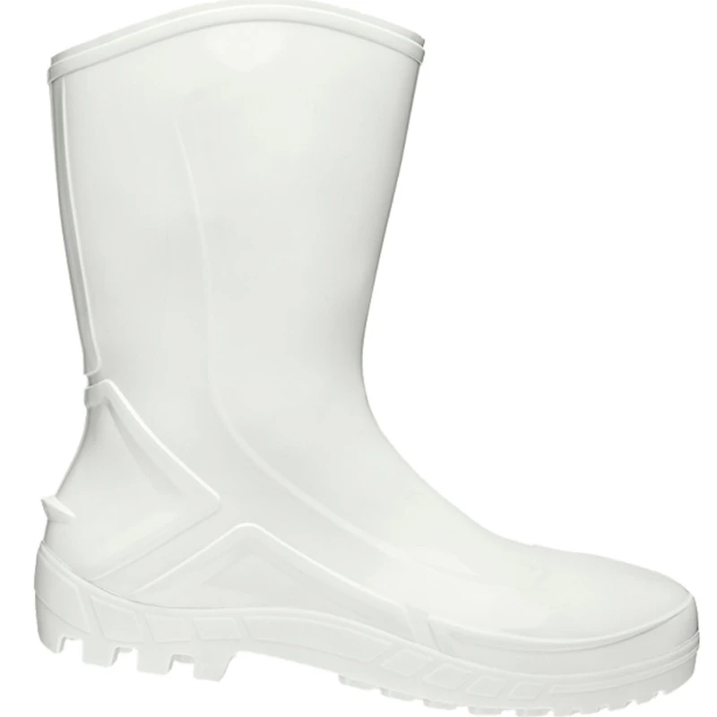 Bota Segurança Pvc Vulcaflex Cano Médio S/ Forro S/ Bico 110vflex Proteção Epi Marluvas Ca 42291 Branco 40