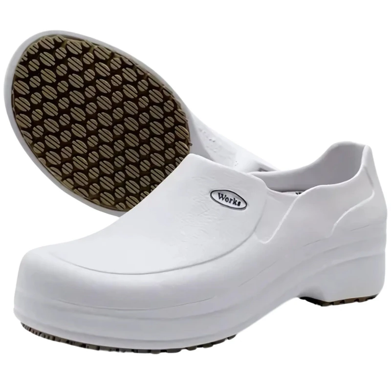 Sapato Softworks Bb65 Antiderrapante Cozinha Hospital Enfermagem Ca31898 34 Branco