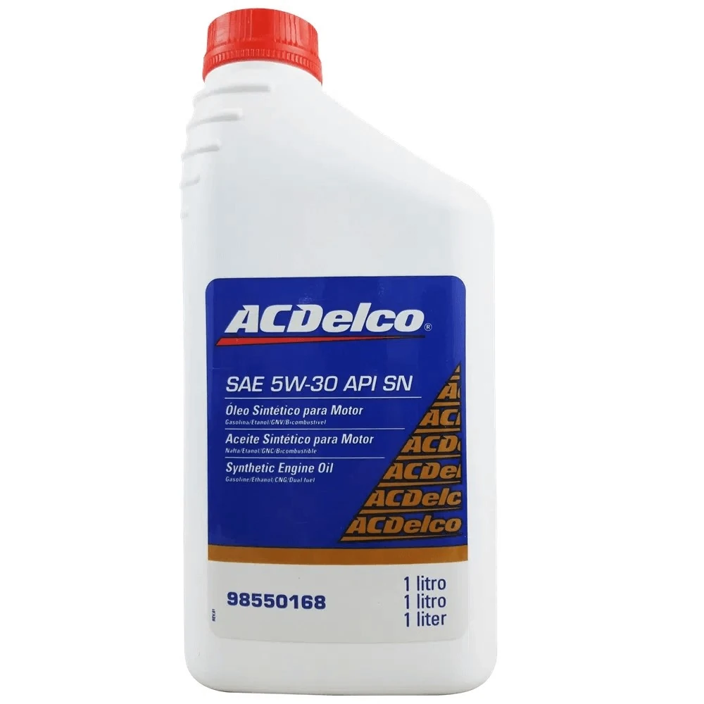 Oleo Lubrificante Sintetico Acdelco 5w30 Api Sn 1lt