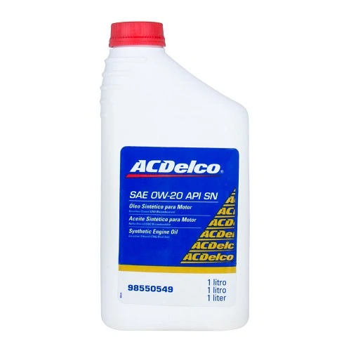 Óleo de Motor 0W20 Semi Sintético 1 Litro - AC DELCO 98550549