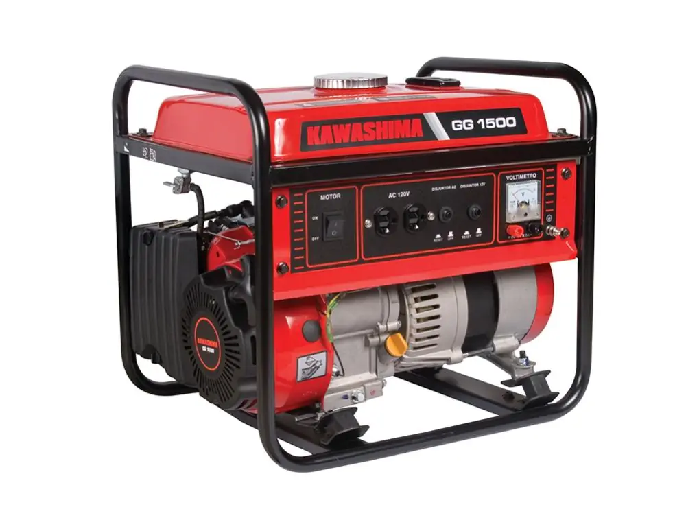 Gerador À Gasolina Kawashima Gg1500-120 1,2kw Mono 120v 60hz