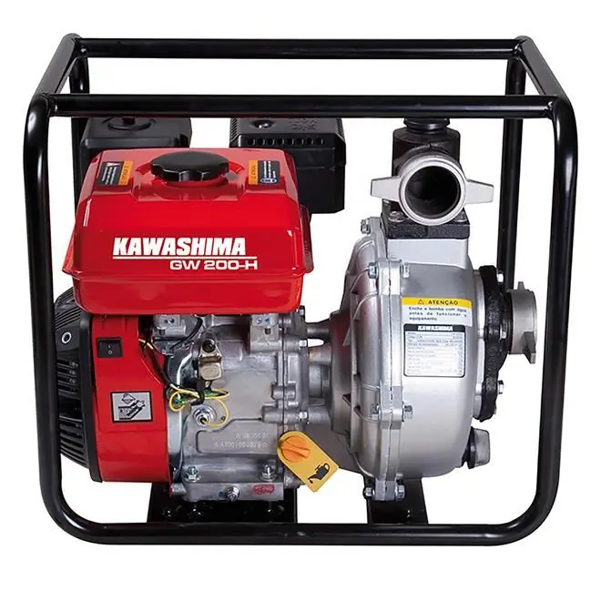 Motobomba 2 Pol Gasolina 212 Cc Alta Pressão Gw 200h Kawashima