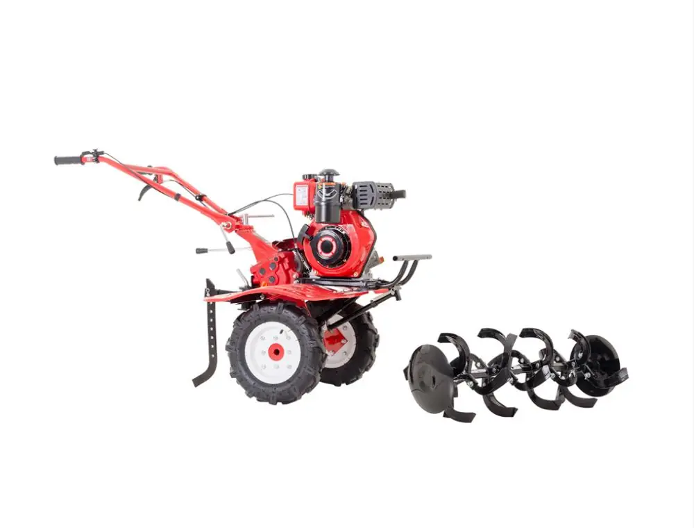 Micro-trator Diesel Kawashima Kws Mcd-580 Motor De-500-o 211cc 80cm Aração Com Rodas
