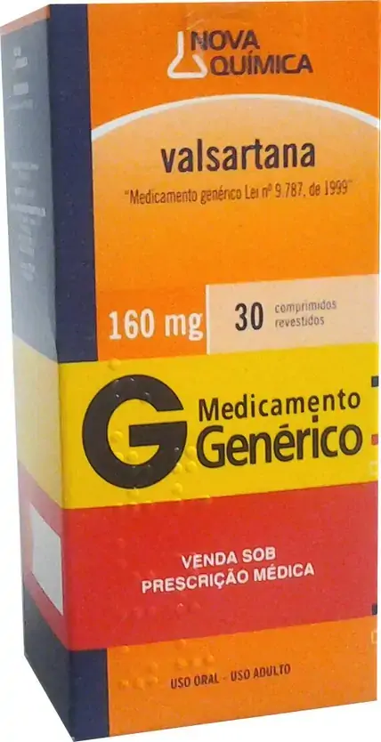 Valsartana 160 Mg 30 Comprimidos Novaquímica Genérico