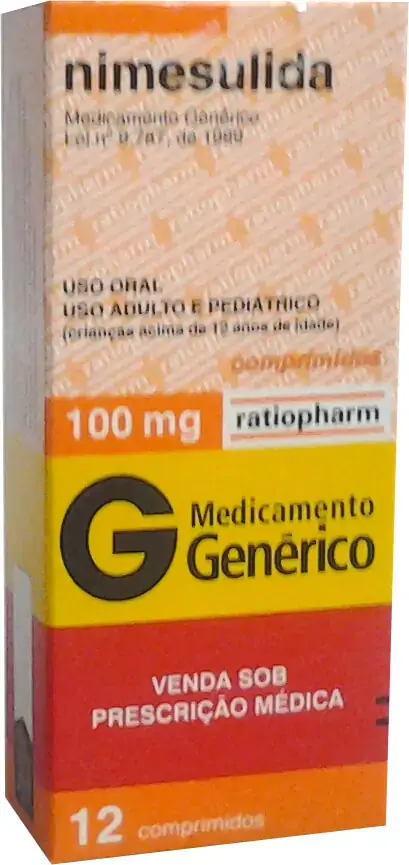 Nimesulida 100 Mg 12 Comprimidos Genérico