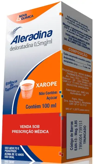 Aleradina 0,5mg/ml Xpe Fr X