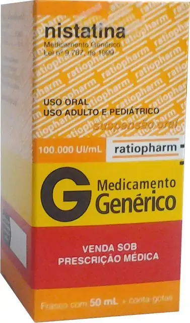Nistatina 100000 Ui/ml Suspensão Oral Novaquímica Genérico